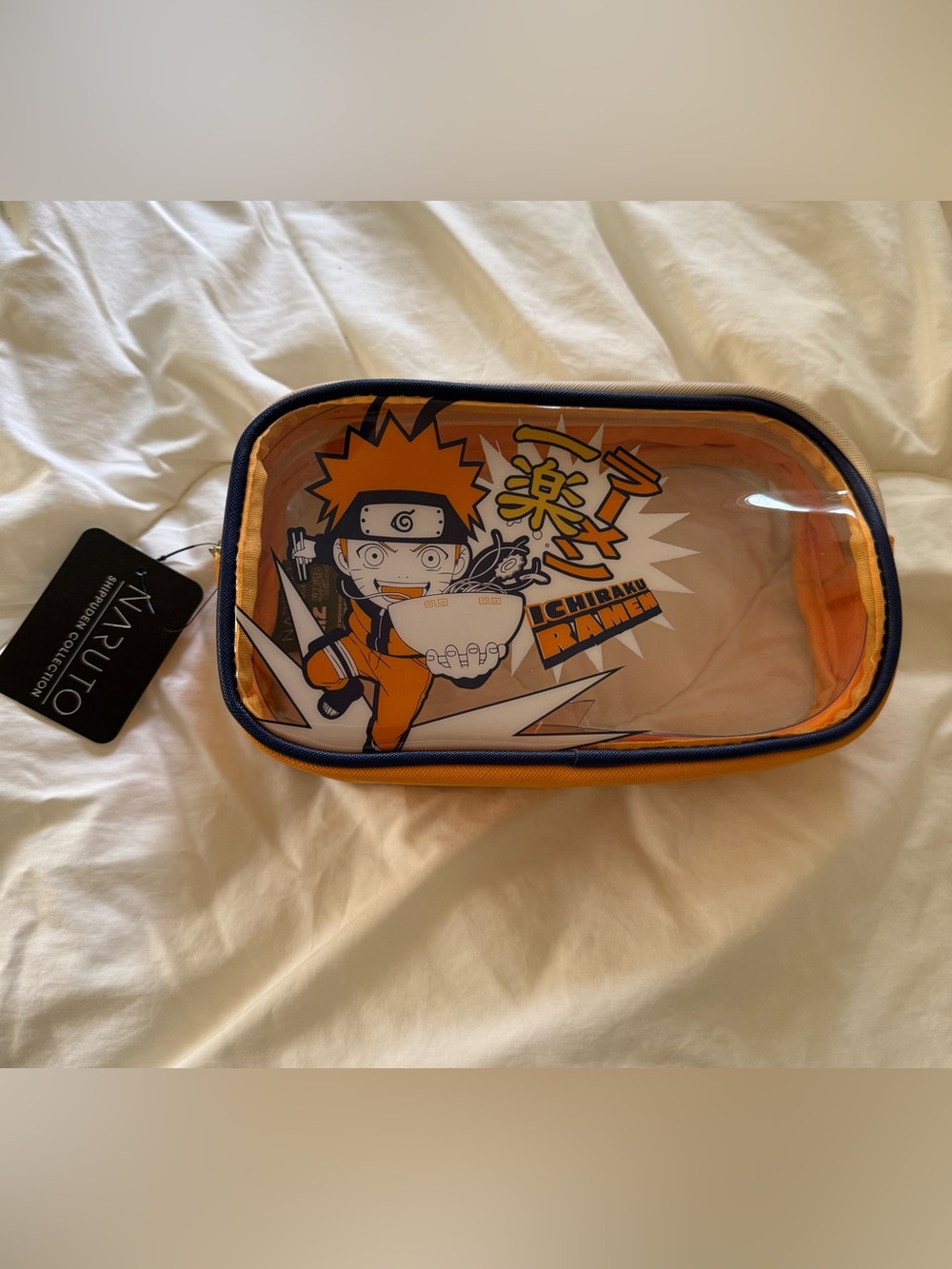 Bioworld Naruto Clear Cosmetic Pouch